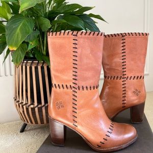 Used Patricia Nash Angela Patchwork Boots
